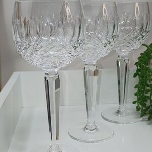 Waterford Crystal Wine Glasses Set Of 3